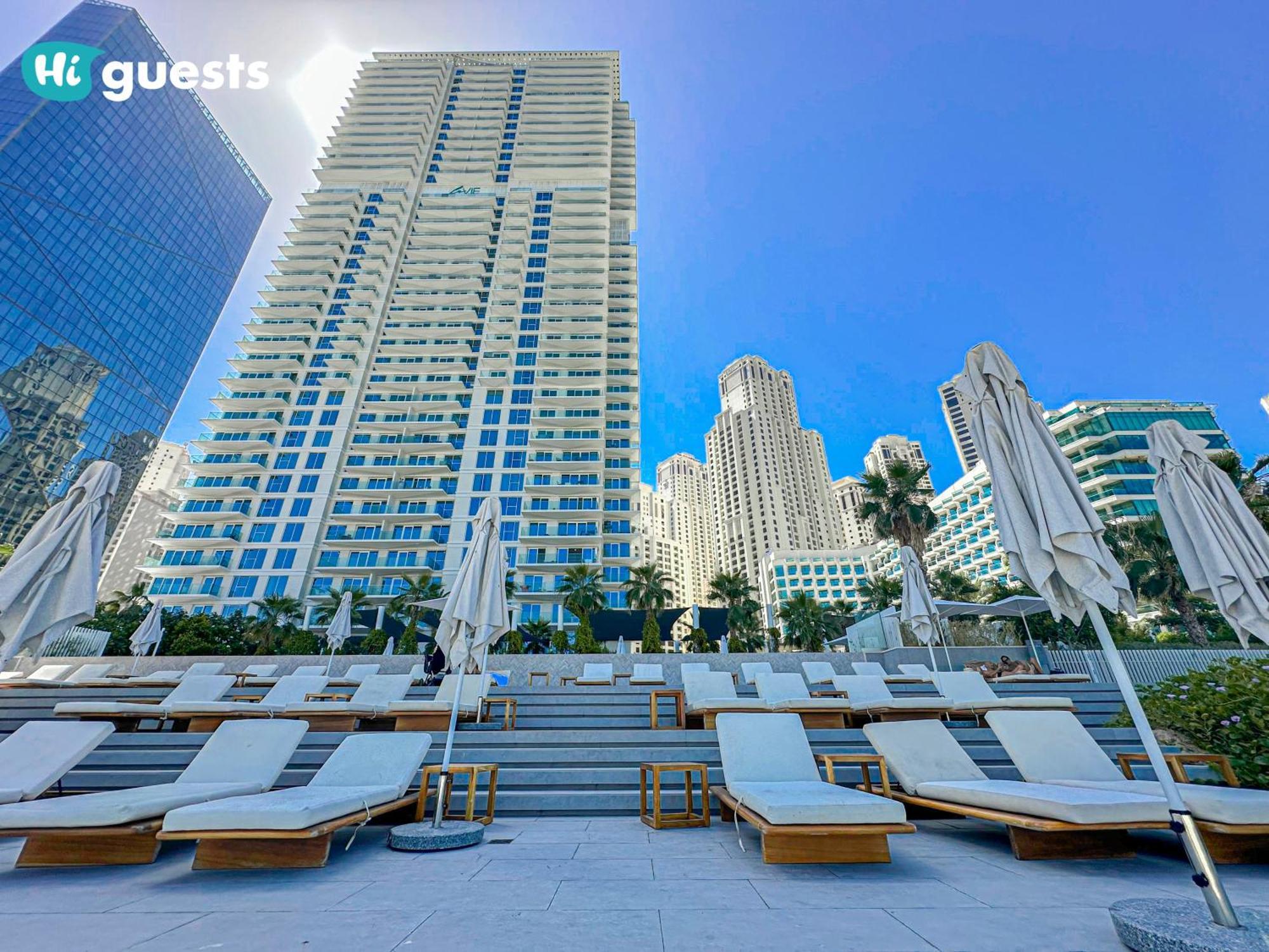 Higuests - Ocean Views And Comfort In La Vie, Jbr Dubai Exteriör bild